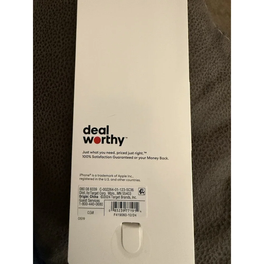 Deal-Worthy Clear Phone Case for iPhone 15 Pro Wireless Charging‎ Compatible